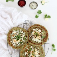 Moong dal Cheela / chilada ~ High Protein, Gluten free Lentil Crepes with Cottage Cheese Stuffing